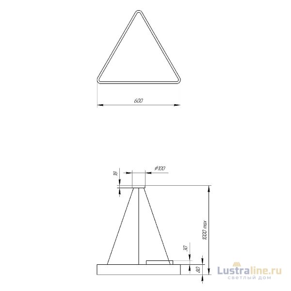 Подвесной светильник Эра Geometria SPO-151-W-40K-030 Б0050574 Подвесной светильник Эра Geometria SPO-151-W-40K-030 Б0050574