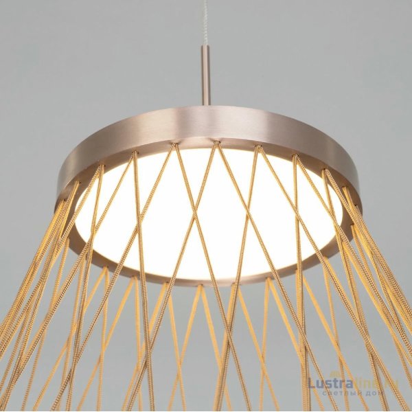 Подвесной светильник Eurosvet Cesta 40016/1 LED коричневый a069283