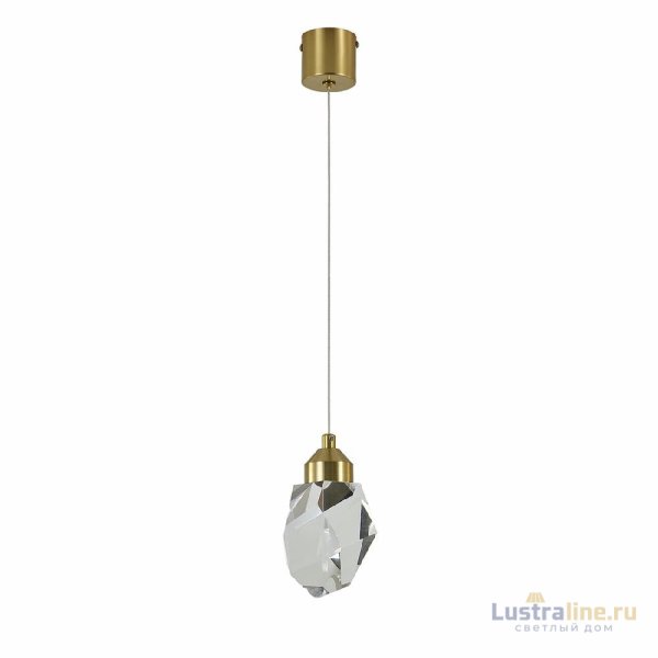Подвесной светильник Indigo Cristallo 12053/1P Brass V000132L