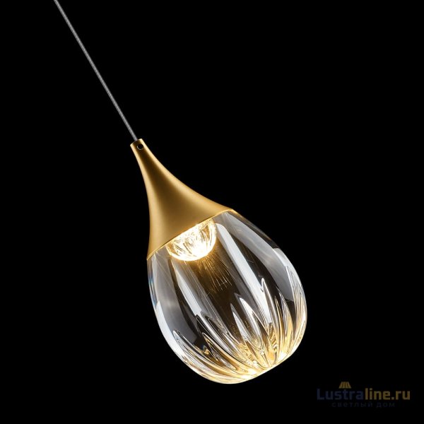 Подвесной светильник Delight Collection Stilla MD24001004-1A gold/clear Подвесной светильник Delight Collection Stilla MD24001004-1A gold/clear