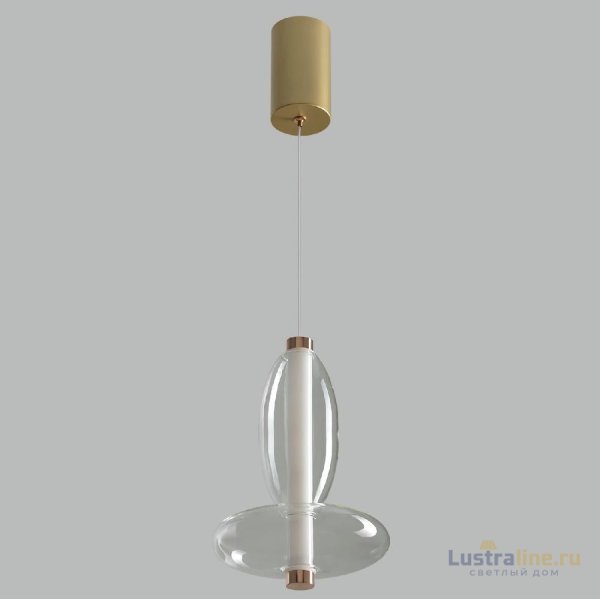 Подвесной светильник Crystal Lux QUASAR SP7W LED TRANSPARENT Подвесной светильник Crystal Lux QUASAR SP7W LED TRANSPARENT