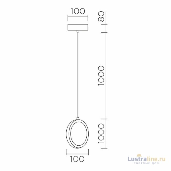 Подвесной светильник LED4U L7108-150 GD Подвесной светильник LED4U L7108-150 GD