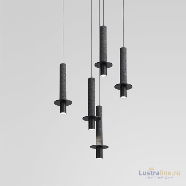 Подвесной светильник iLamp Lofty 10704P/1-D150 BK-GR