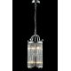 Подвесной светильник Crystal Lux Tadeo TADEO SP4 D200 CHROME/TRANSPARENTE