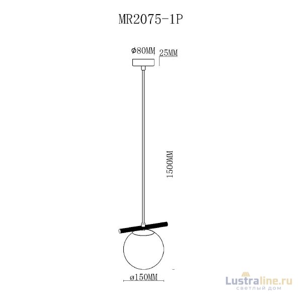 Подвесной светильник Myfar Francis MR2075-1P
