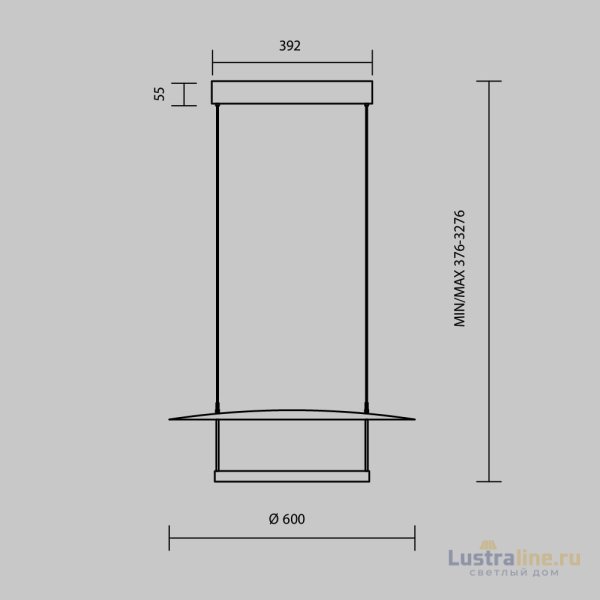 Подвесной светильник Maytoni Ambience MOD280PL-L30B3K1 Подвесной светильник Maytoni Ambience MOD280PL-L30B3K1