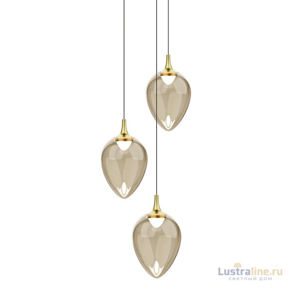 Подвесной светильник Delight Collection MD24001012-3A brass/champagne Подвесной светильник Delight Collection MD24001012-3A brass/champagne