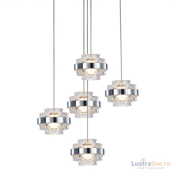 Подвесной светильник Delight Collection MD22030002 MD22030002-5A chrome/clear