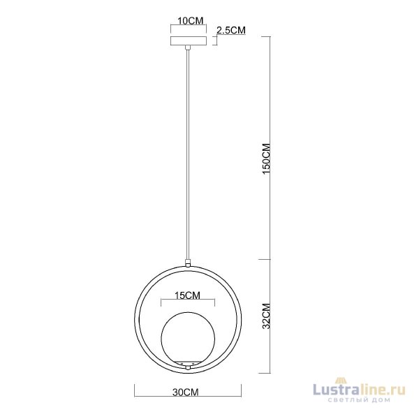 Подвесной светильник Arte Lamp Matisse A7741SP-1BK