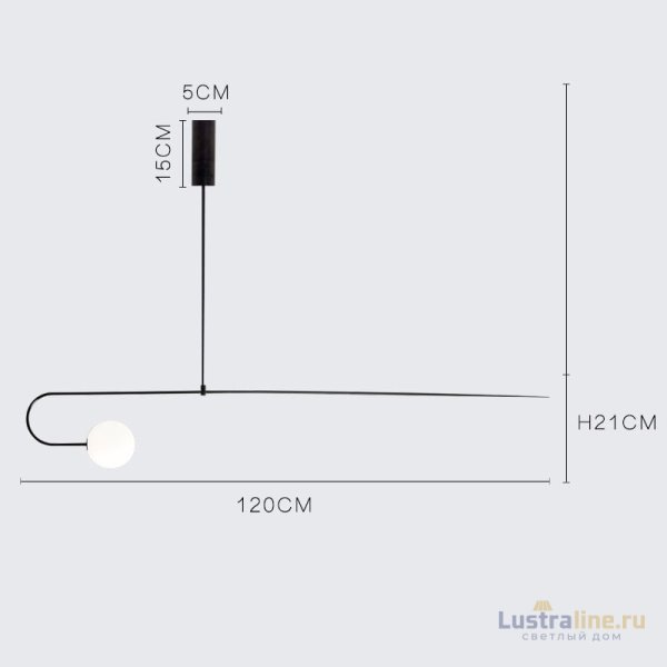 Подвесной светильник ImperiumLoft Lines G 140822-26 Подвесной светильник ImperiumLoft Lines G 140822-26