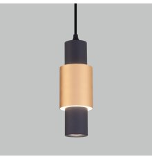Подвесной светильник Eurosvet Bento 50204/1 LED черный/матовое золото