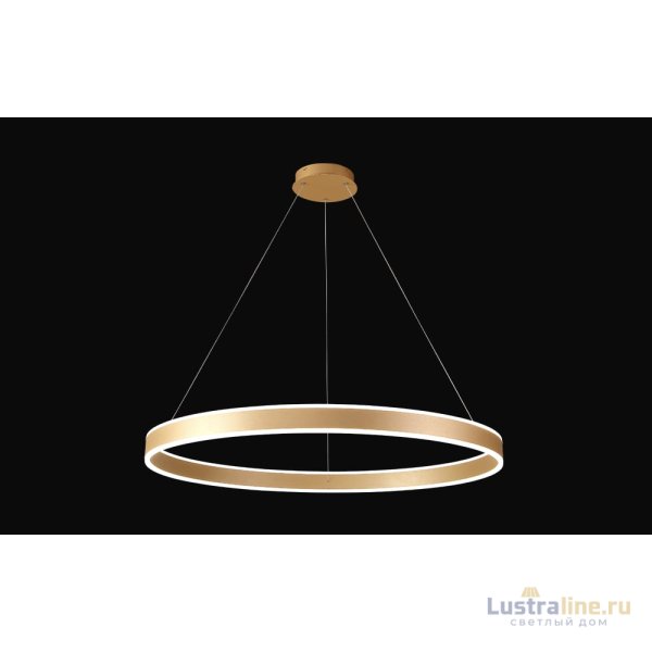 Подвесной светодиодный светильник Crystal Lux MUCHOS SP88W LED D1000 GOLD Подвесной светодиодный светильник Crystal Lux MUCHOS SP88W LED D1000 GOLD