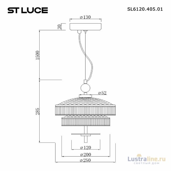 Подвесной светильник ST Luce Oriental SL6122.303.01
