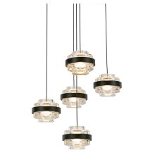 Подвесной светильник Delight Collection MD22030002 MD22030002-5A black/clear
