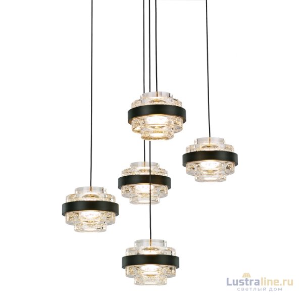 Подвесной светильник Delight Collection MD22030002 MD22030002-5A black/clear Подвесной светильник Delight Collection MD22030002 MD22030002-5A black/clear