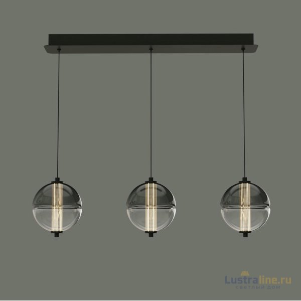 Подвесной светильник Delight Collection MD24022079-3B black/smoky Подвесной светильник Delight Collection MD24022079-3B black/smoky