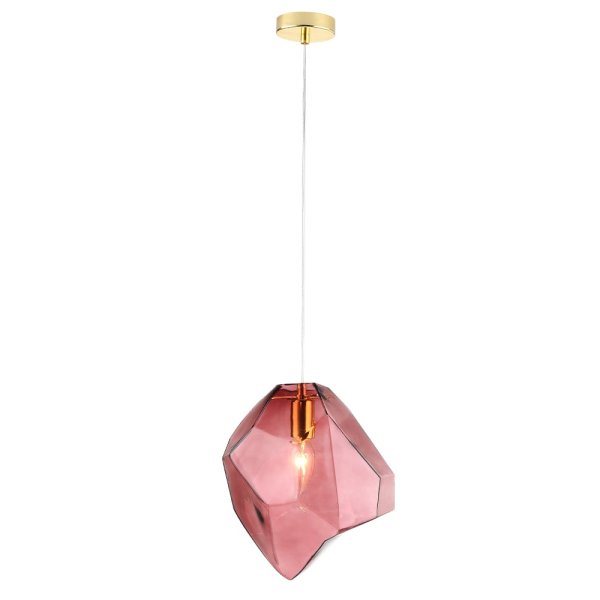 Подвесной светильник Crystal Lux NUESTRO SP1 GOLD/PINK