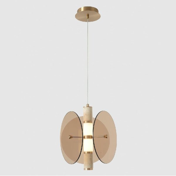 Подвесной светильник Crystal Lux AMARILLO SP12W LED BRASS