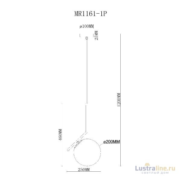 Подвесной светильник MyFar Pierre MR1161-1P Подвесной светильник MyFar Pierre MR1161-1P