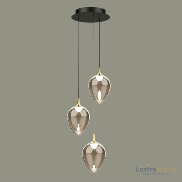 Подвесной светильник Delight Collection MD24001012-3A brass/champagne Подвесной светильник Delight Collection MD24001012-3A brass/champagne