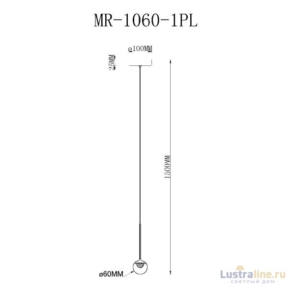 Подвесной светильник MyFar Kollins MR1060-1PL