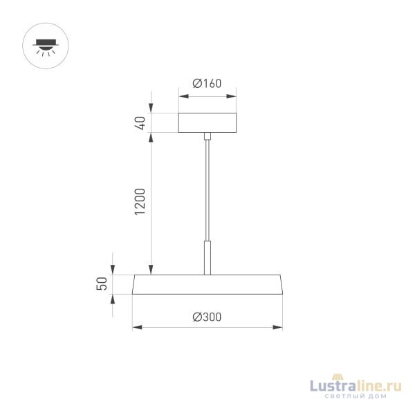Подвесной светильник Arlight SP-Elegant-R300-17W Day4000 033919