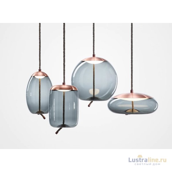 Подвесной светильник Delight Collection Knot 9966P/D copper/blue Подвесной светильник Delight Collection Knot 9966P/D copper/blue