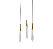 Подвесной светильник Delight Collection OD2438-3 gold/clear