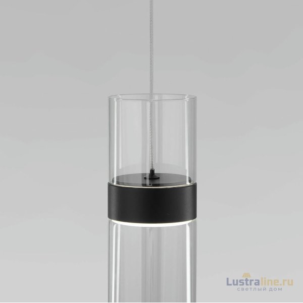 Подвесной светильник Eurosvet Lumen 50244/1 LED черный/прозрачный a061288 Подвесной светильник Eurosvet Lumen 50244/1 LED черный/прозрачный a061288