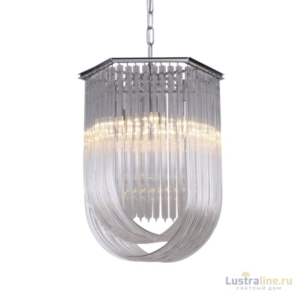 Подвесной светильник Delight Collection Murano Glass KR0116P-6/A chrome Подвесной светильник Delight Collection Murano Glass KR0116P-6/A chrome