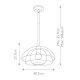 Подвесной светильник Hinkley Lotus QN-LOTUS-P-BLK