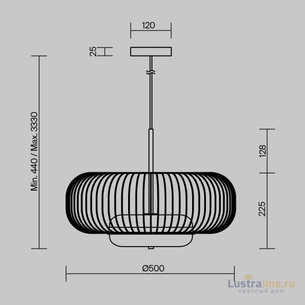 Подвесной светильник Maytoni Levitation MOD376PL-L30G3K Подвесной светильник Maytoni Levitation MOD376PL-L30G3K
