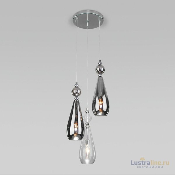Подвесной светильник Eurosvet Ilario 50202/3 хром