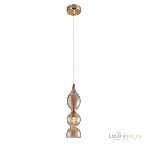 Подвесной светильник Crystal Lux Iris SP1 B Amber