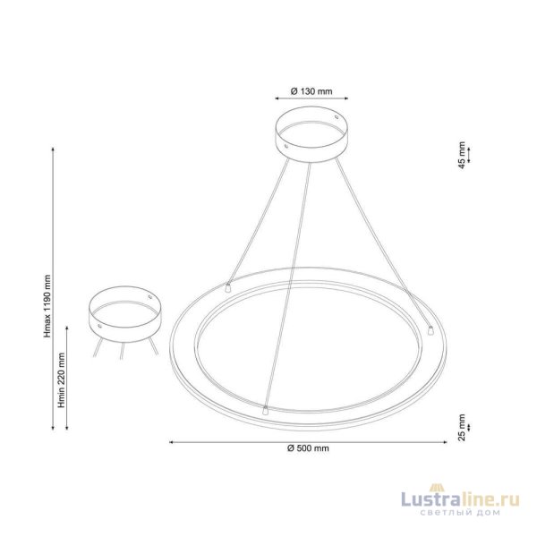 Подвесной светодиодный светильник Lucia Tucci Modena 172.3 LED Подвесной светодиодный светильник Lucia Tucci Modena 172.3 LED