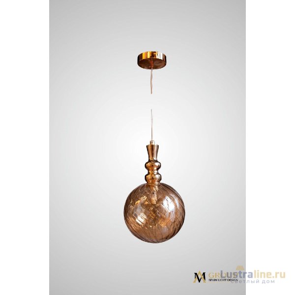 Подвесной светильник AM Group AM354-D200 AMBER Подвесной светильник AM Group AM354-D200 AMBER