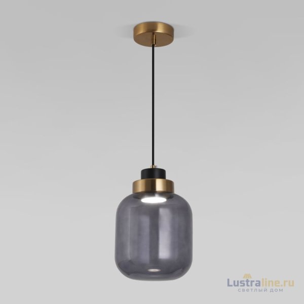 Подвесной светильник Eurosvet Jeffry 50240/1 LED дымчатый a060673