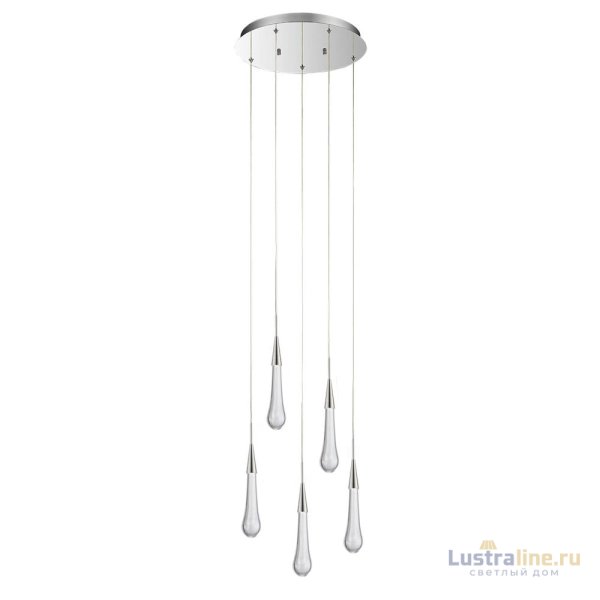Подвесной светильник Delight Collection Pour MD2060-5A satin nickel