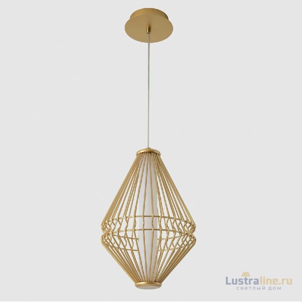 Подвесной светильник Crystal Lux CUADRA SP18W LED GOLD