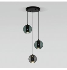 Подвесной светильник Eurosvet Cobble 50258/3 LED дымчатый/бирюзовый a064555