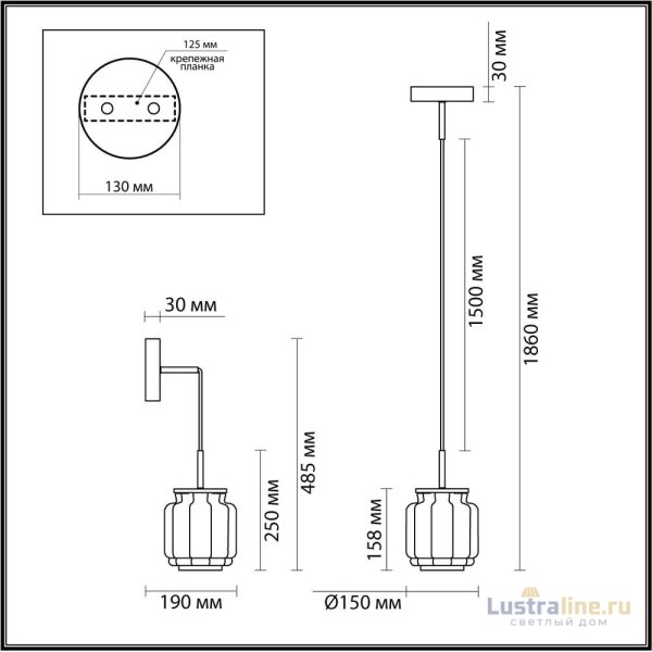 Подвесной светильник Odeon Light Jam 5409/5L Подвесной светильник Odeon Light Jam 5409/5L