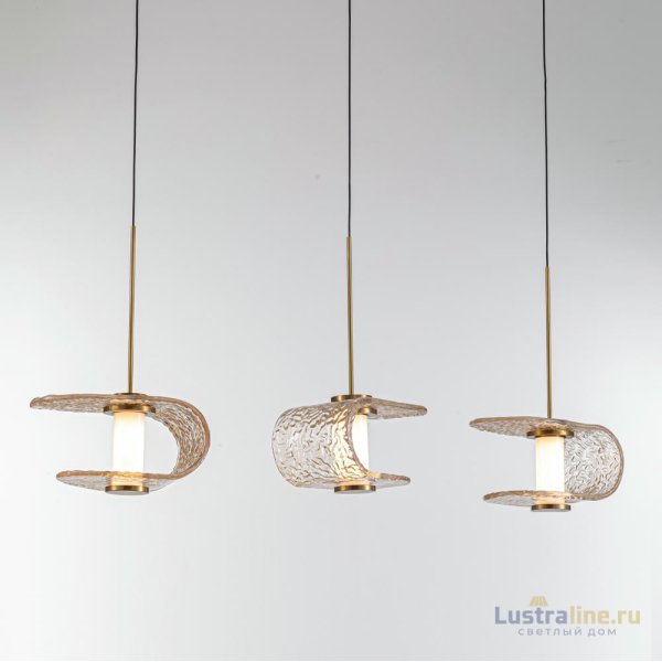 Подвесной светильник Delight Collection MD24020901-3B gold/cognac Подвесной светильник Delight Collection MD24020901-3B gold/cognac