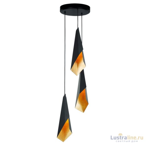 Подвесной светильник Delight Collection MD2063 MD2063-3A black/gold Подвесной светильник Delight Collection MD2063 MD2063-3A black/gold