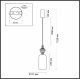 Подвесной светильник Odeon Light Palleta 5046/12LB УЦ