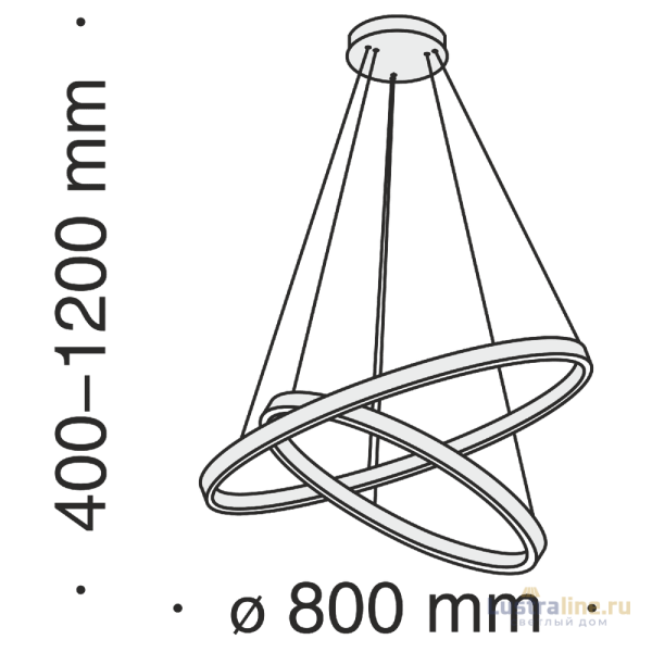 Подвесной светильник Maytoni Rim MOD058PL-L74BS4K
