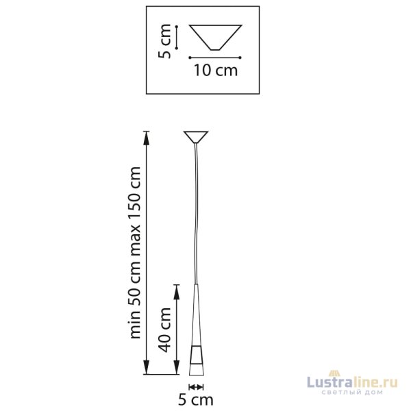 Подвесной светильник Lightstar Cone 757011
