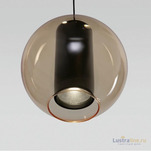 Подвесной светильник Eurosvet Cobble 50258/3 LED дымчатый/ бежевый/ шоколад a064554