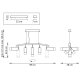 Подвесной светильник Lightstar Rullo LR7353628731 (571735+214436-2+214487-3+202431-5)