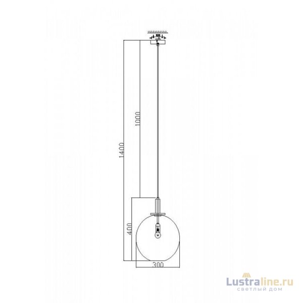 Подвесной светильник Freya Moke FR4007PL-01BT