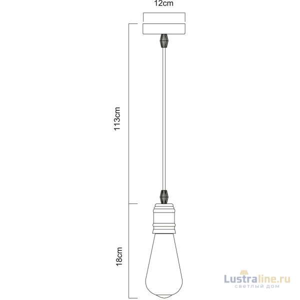 Подвесной светильник Arte Lamp Mazzetto A4290SP-1BK